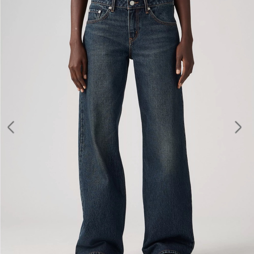 Levi’s Low Loose Dark Wash Jeans